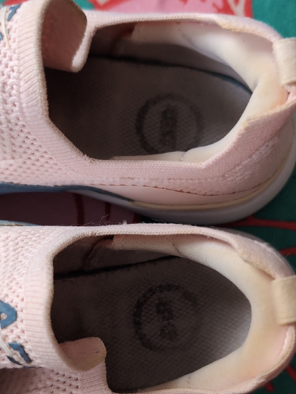 APL Knit Slip-On Sneakers in Blush Pink & Charcoal Strap - Picture 7 of 7